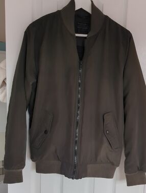 Divided Olive Green Men's Bomber Jacket